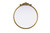 Elegant Lighting - MR7G36AB - Mirror - Naomi - Antique Brass