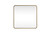 Elegant Lighting - MR803030BR - Mirror - Evermore - Brass