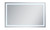 Elegant Lighting - MRE13660 - LED Mirror - Helios - Silver