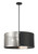 George Kovacs - P5533-420 - Four Light Pendant - Noho by Robin Baron - Brushed Nickel With Sand Coal Highlights