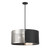 George Kovacs - P5533-420 - Four Light Pendant - Noho by Robin Baron - Brushed Nickel With Sand Coal Highlights