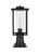 Elegant Lighting - OD307P17BK - One Light Outdoor Post Mount - Philip - Black