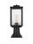 Elegant Lighting - OD308P17BK - One Light Outdoor Post Mount - Ludlow - Black
