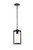 Elegant Lighting - OD310H13BK - One Light Outdoor Pendant - Memphis - Black
