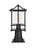 Elegant Lighting - OD312P16BK - One Light Outdoor Post Mount - Miller - Black