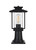 Elegant Lighting - OD317P15BK - One Light Outdoor Post Mount - Tioga - Black