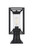 Elegant Lighting - OD329P16BK - One Light Outdoor Post Mount - Willington - Black