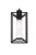 Elegant Lighting - OD329W26BK - One Light Outdoor Wall Sconce - Willington - Black