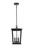 Elegant Lighting - OD332H16BK - Three Light Outdoor Pendant - Cayman - Black