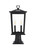 Elegant Lighting - OD333P20BK - Two Light Outdoor Post Mount - Berks - Black