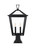 Elegant Lighting - OD334P24BK - Two Light Outdoor Post Mount - Frankford - Black