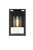 Elegant Lighting - OD366W16BK - One Light Outdoor Wall Sconce - Morse - Black