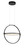 George Kovacs - P5541-66A-L - LED Pendant - Studio 23 - Coal