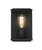 Elegant Lighting - OD412W10BK - One Light Outdoor Wall Sconce - Santos - Black