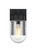 Elegant Lighting - OD414W8BK - One Light Outdoor Wall Sconce - Rafael - Black
