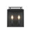 Elegant Lighting - OD418W12BK - Two Light Outdoor Wall Sconce - Valentin - Black