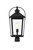 Elegant Lighting - OD605P23BK - One Light Outdoor Post Mount - Luz - Black and Clear