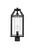 Elegant Lighting - OD606P21BK - One Light Outdoor Post Mount - Zora - Black and Clear