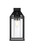 Elegant Lighting - OD606W19BK - One Light Outdoor Wall Sconce - Zora - Black and Clear