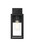 Elegant Lighting - OD608W13BK - One Light Outdoor Wall Sconce - Veda - Black and Clear