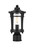 Elegant Lighting - OD609P13BK - One Light Outdoor Post Mount - Artemis - Black and Clear