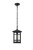 Elegant Lighting - OD613H11BK - One Light Outdoor Pendant - Harley - Black and Clear