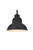 Elegant Lighting - OD802W10BK - One Light Outdoor Wall Sconce - Callen - Black