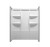 Elegant Lighting - SW1016032GW - Shower Wall Surround - Sterling - Glossy White