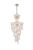 Elegant Lighting - V1800SR16C/RC - Ten Light Pendant - Spiral - Chrome