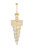 Elegant Lighting - V1800SR30G/RC - 28 Light Chandelier - Spiral - Gold