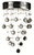 Elegant Lighting - V2006W12C/RC - Three Light Wall Sconce - Galaxy - Chrome