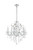 Elegant Lighting - V2015D24C/RC - Six Light Chandelier - St. Francis - Chrome