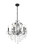 Elegant Lighting - V2015D24DB/RC - Six Light Chandelier - St. Francis - Dark Bronze