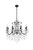 Elegant Lighting - V2015D26DB/RC - Eight Light Chandelier - St. Francis - Dark Bronze