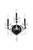 Elegant Lighting - V2015W3DB/RC - Three Light Wall Sconce - St. Francis - Dark Bronze