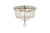 Elegant Lighting - V2528F10C/RC - Four Light Flush Mount - Tranquil - Chrome