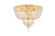 Elegant Lighting - V2528F20G/RC - Ten Light Flush Mount - Tranquil - Gold
