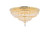 Elegant Lighting - V2528F24G/RC - 12 Light Flush Mount - Tranquil - Gold