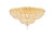 Elegant Lighting - V2528F30G/RC - 18 Light Flush Mount - Tranquil - Gold