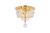 Elegant Lighting - V2528F8G/RC - Two light Flush Mount - Tranquil - Gold