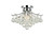 Elegant Lighting - V8000F16C/RC - Three Light Flush Mount - Toureg - Chrome