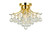 Elegant Lighting - V8000F16G/RC - Three Light Flush Mount - Toureg - Gold