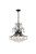 Elegant Lighting - V8001D19BK/RC - Ten Light Pendant - Toureg - Black and Clear