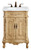 Elegant Lighting - VF-1001-VW - Single Bathroom Vanity - Danville - Antique beige