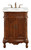 Elegant Lighting - VF-1005-VW - Single Bathroom Vanity - Danville - Teak