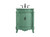 Elegant Lighting - VF-1008VM-VW - Single Bathroom Vanity - Danville - Vintage mint