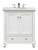 Elegant Lighting - VF-1023-VW - Single Bathroom Vanity - Otto - Antique white