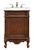Elegant Lighting - VF-1031-VW - Single Bathroom Vanity - Berkshire - Brown