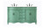 Elegant Lighting - VF-1049VM-VW - Double Bathroom Vanity - Windsor - Vintage mint