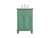 Elegant Lighting - VF12324VM-VW - Single Bathroom Vanity - Otto - Vintage mint